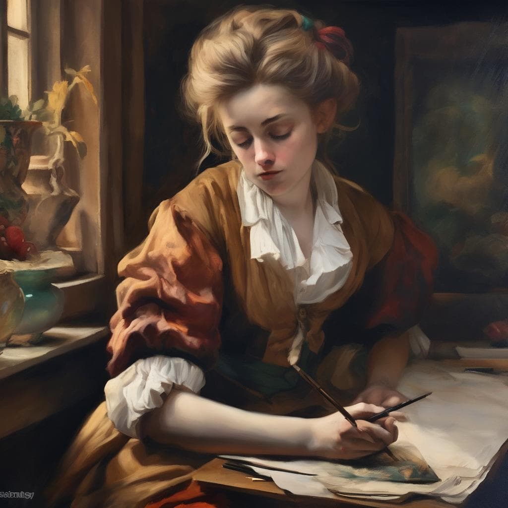 Συναισθηματική εσωτερική έκφραση και δημιουργικότητα σε διάσημο πίνακα ζωγραφικής.